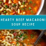 Beef and Macaroni Soup Recipe