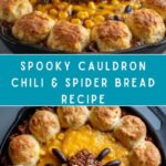 Cauldron of Chili with Spider Breads Recipe