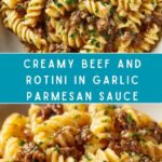 Beef and Rotini in Garlic Parmesan Sauce Recipe