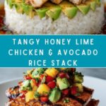 Honey Lime Chicken & Avocado Rice Stack Recipe