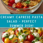 Creamy Caprese Pasta Salad Recipe