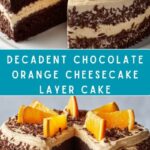 Chocolate Orange Cheesecake Layer Cake Recipe