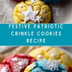 Patriotic Crinkle Cookies Recipe
