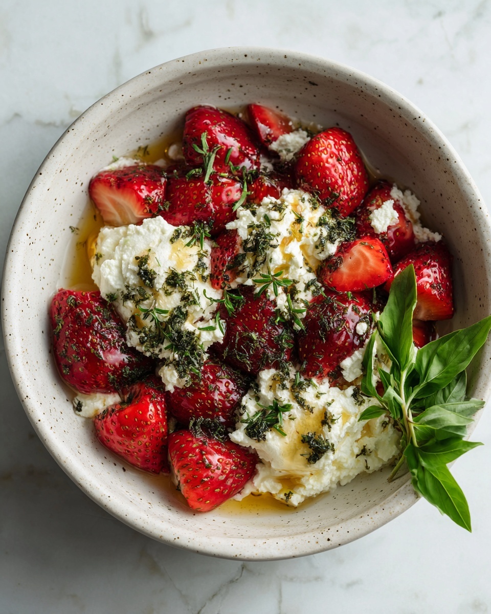 Whipped Feta with Roasted Strawberries Recipe - Recipe Image