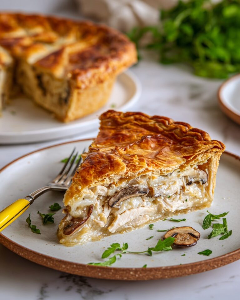 Savory Chicken and Mushroom Puff Pastry Delight Recipe