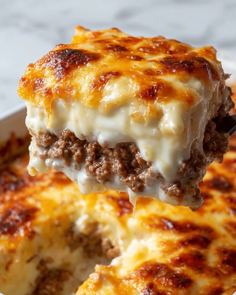 Beef Lombardi Casserole Recipe - Recipe Image