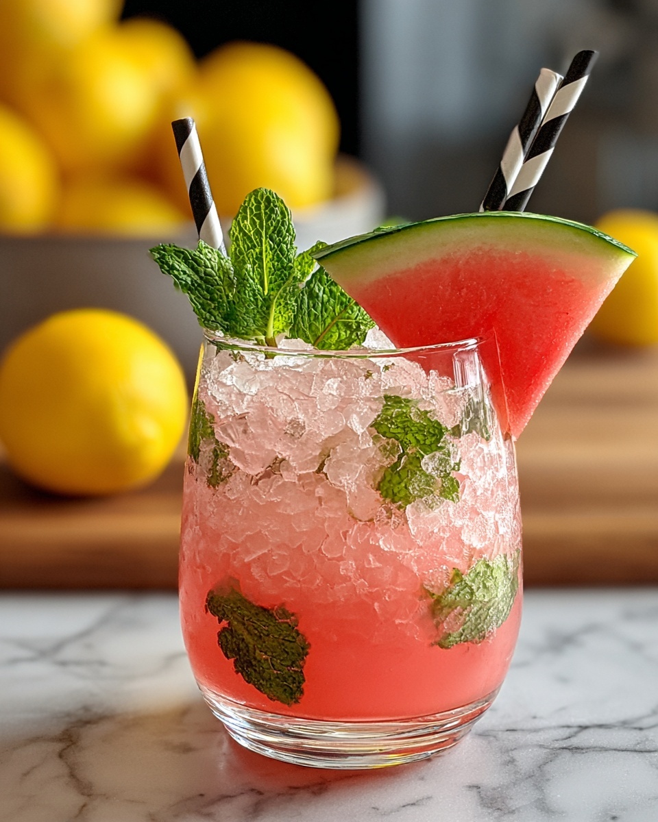 Watermelon Mint Lemonade Recipe - Recipe Image