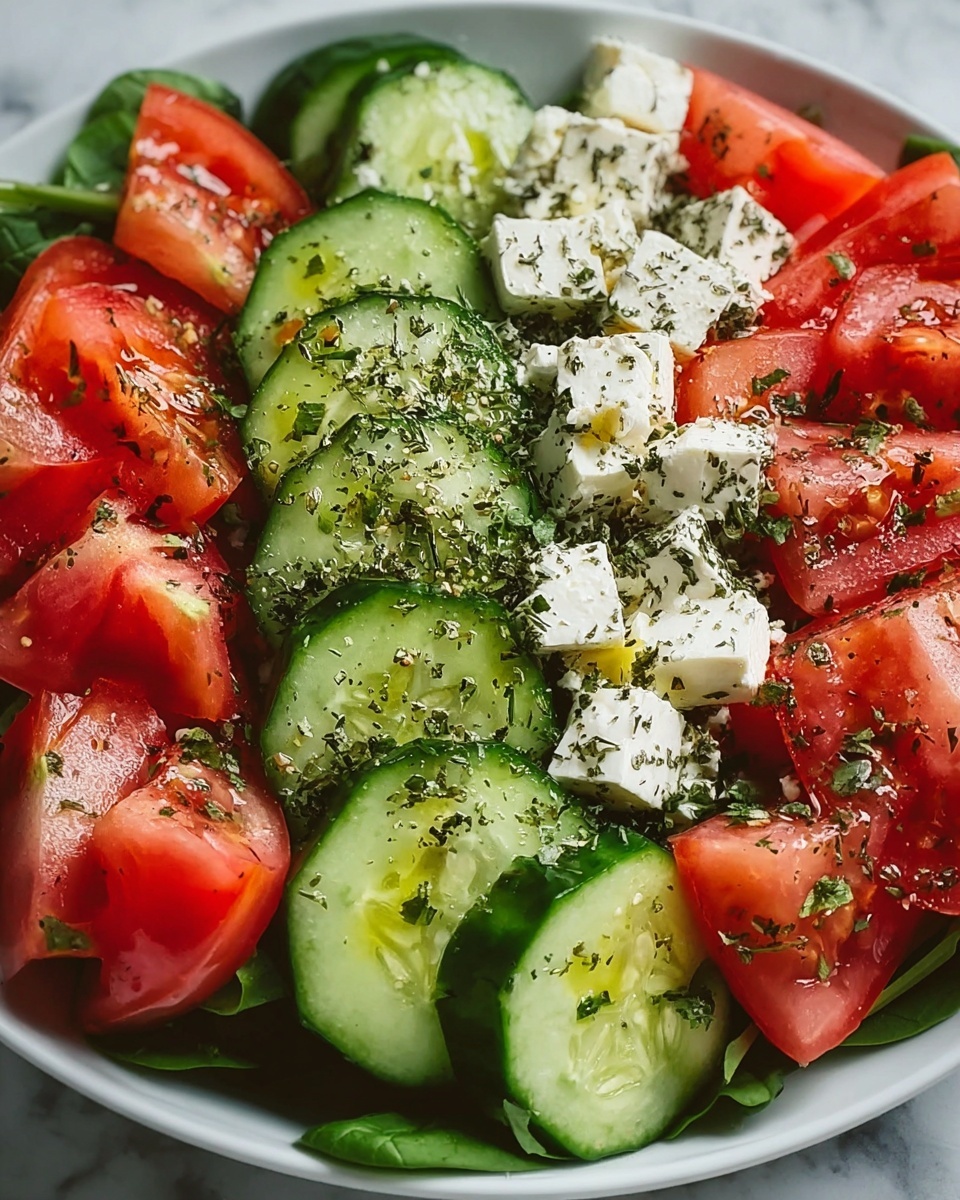 Watermelon Cucumber Feta Salad Recipe - Recipe Image
