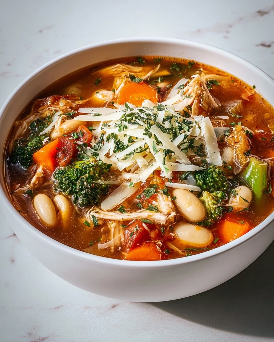 Crockpot Chicken Minestrone Recipe - Recipe Image
