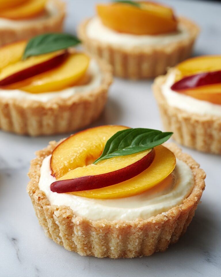 Mini Peach and Cream Cheese Tarts Recipe