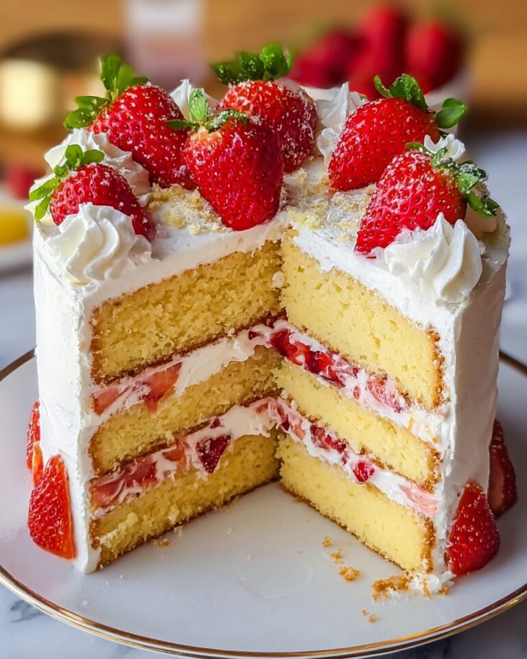 Strawberry-Lemonade Layer Cake Recipe