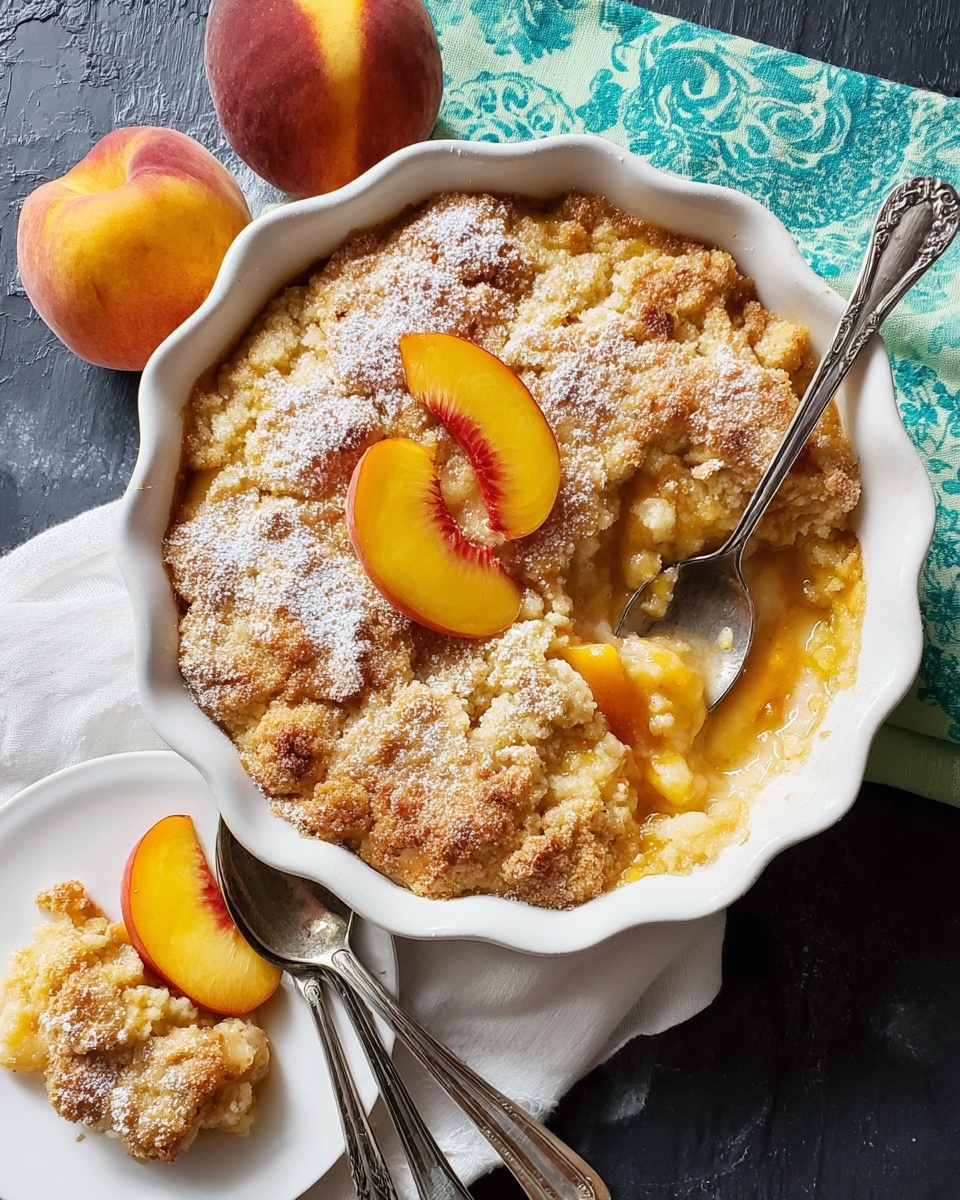 The Best Southern Peach Cobbler Recipe - Recipe Image
