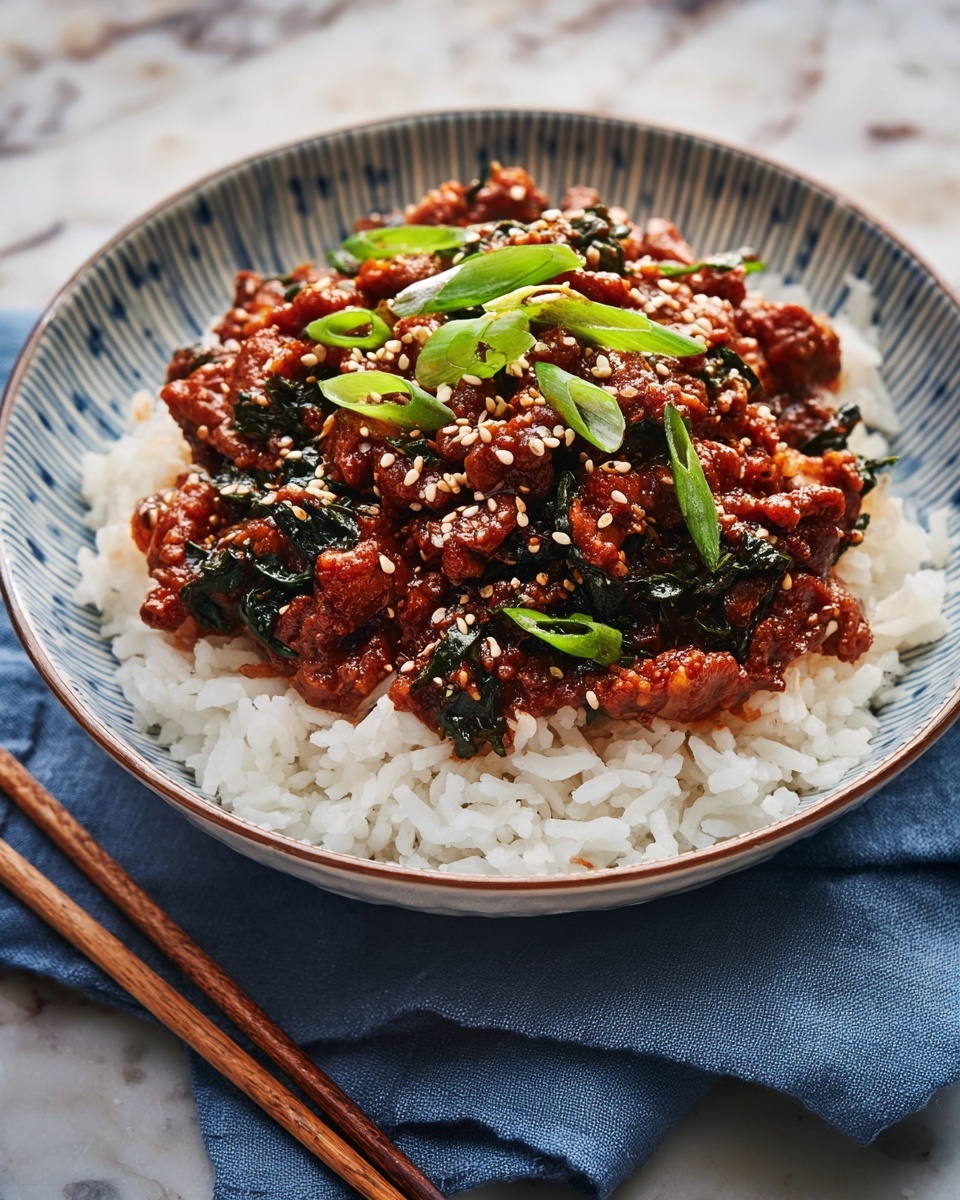 Korean-Style Ground Turkey Bowls Recipe - Recipe Image