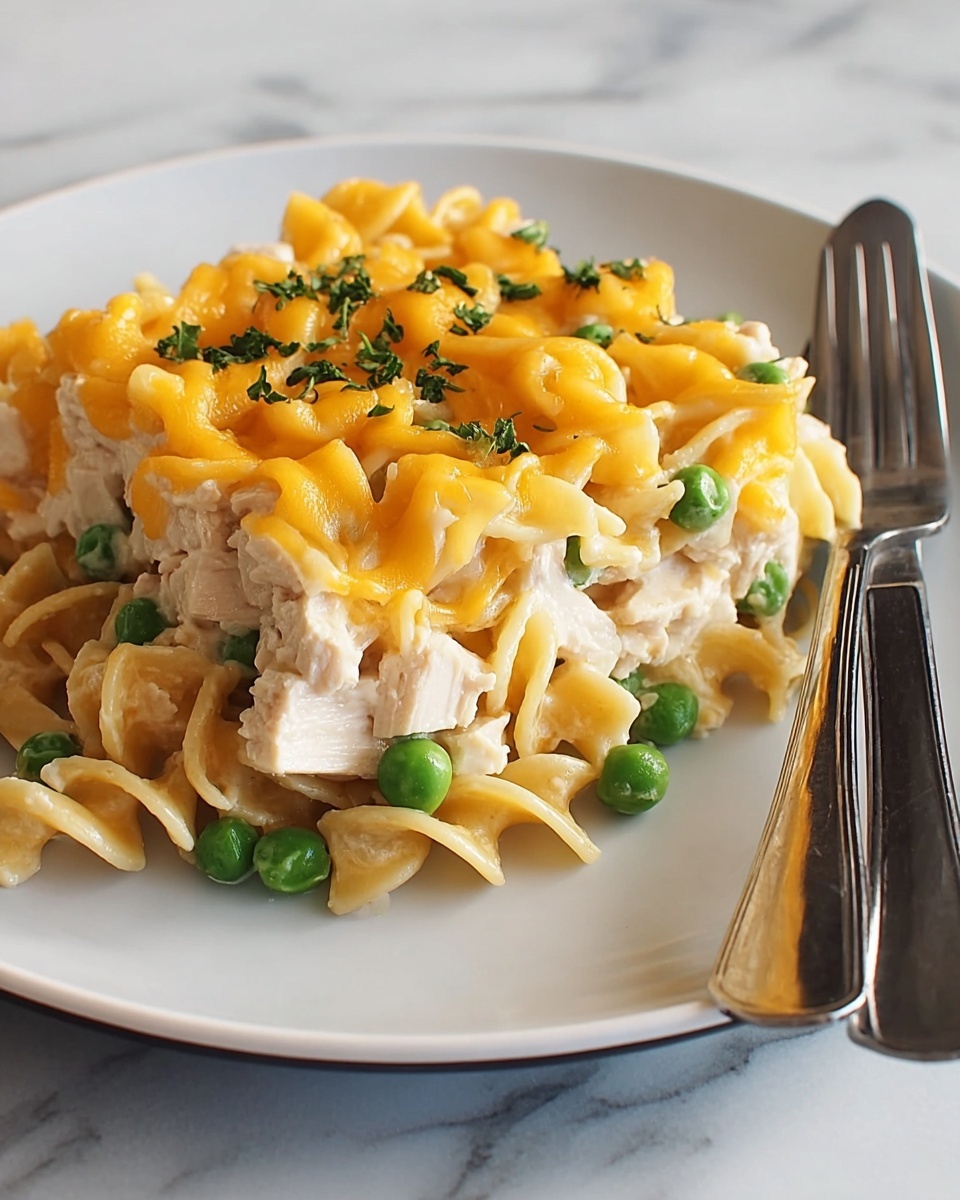 Homemade Chicken Noodle Casserole Recipe - Recipe Image
