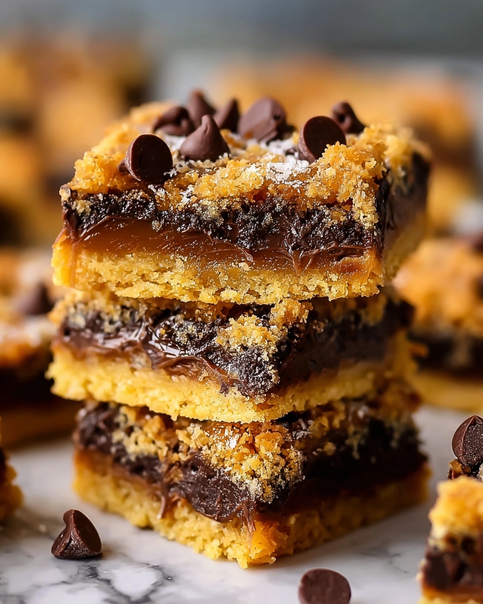 Coconut Toffee Chocolate Chip Cookie Bars Recipe - Recipe Image