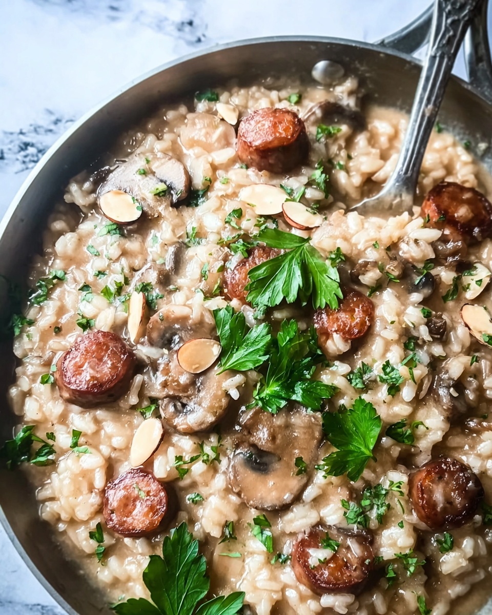 Creamy Italian Sausage and Rice Casserole Recipe - Recipe Image