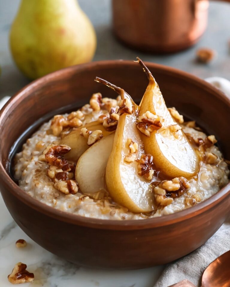 Caramelized Pear Oatmeal Bowls Recipe
