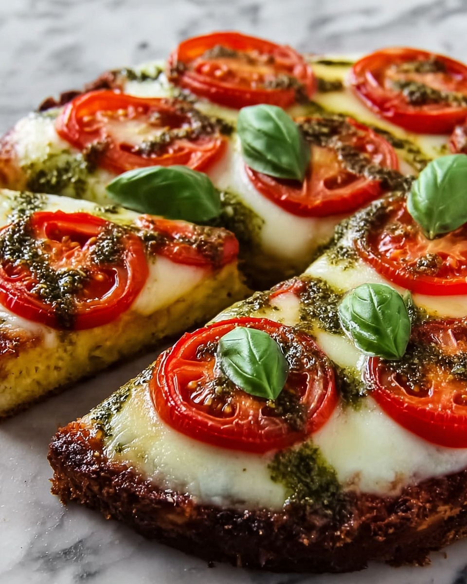 Quick Caprese Naan Pizza Recipe - Recipe Image