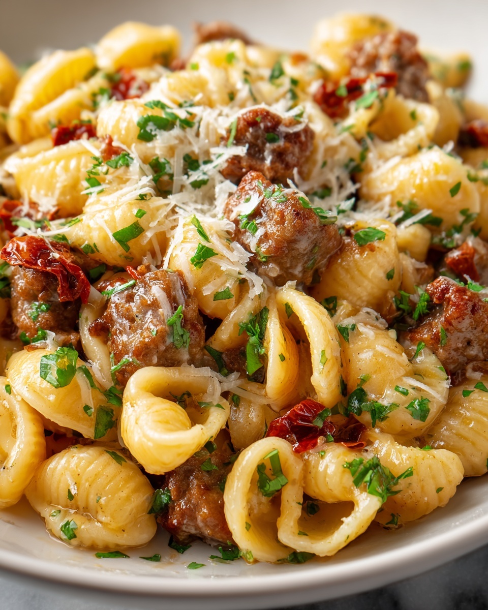 Easy Orecchiette Pasta with Sausage Recipe - Recipe Image