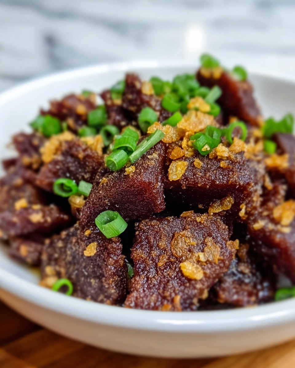 Crispy Fried Garlic Beef Recipe - Recipe Image