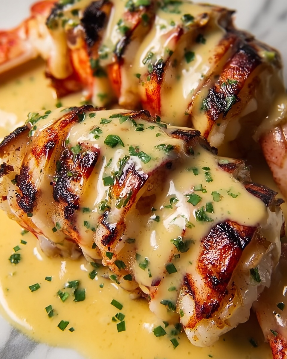 Creamy Garlic Butter Lobster Tails Recipe - Recipe Image