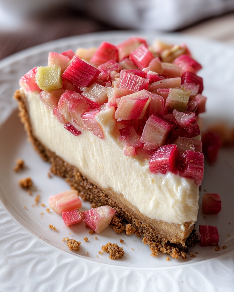 Rhubarb Cheesecake Recipe - Recipe Image