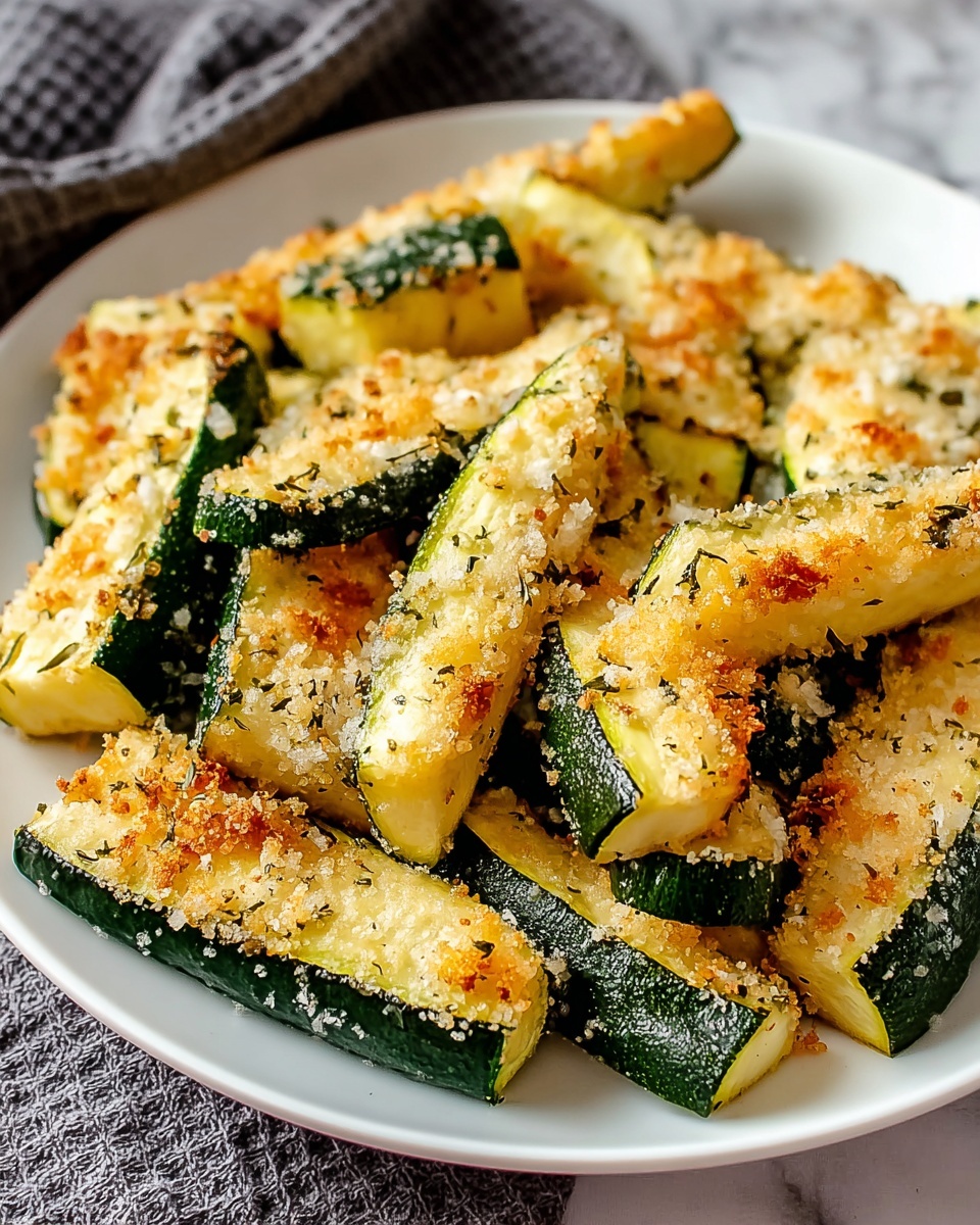 Low-Calorie Air Fryer Zucchini Parmesan Recipe - Recipe Image