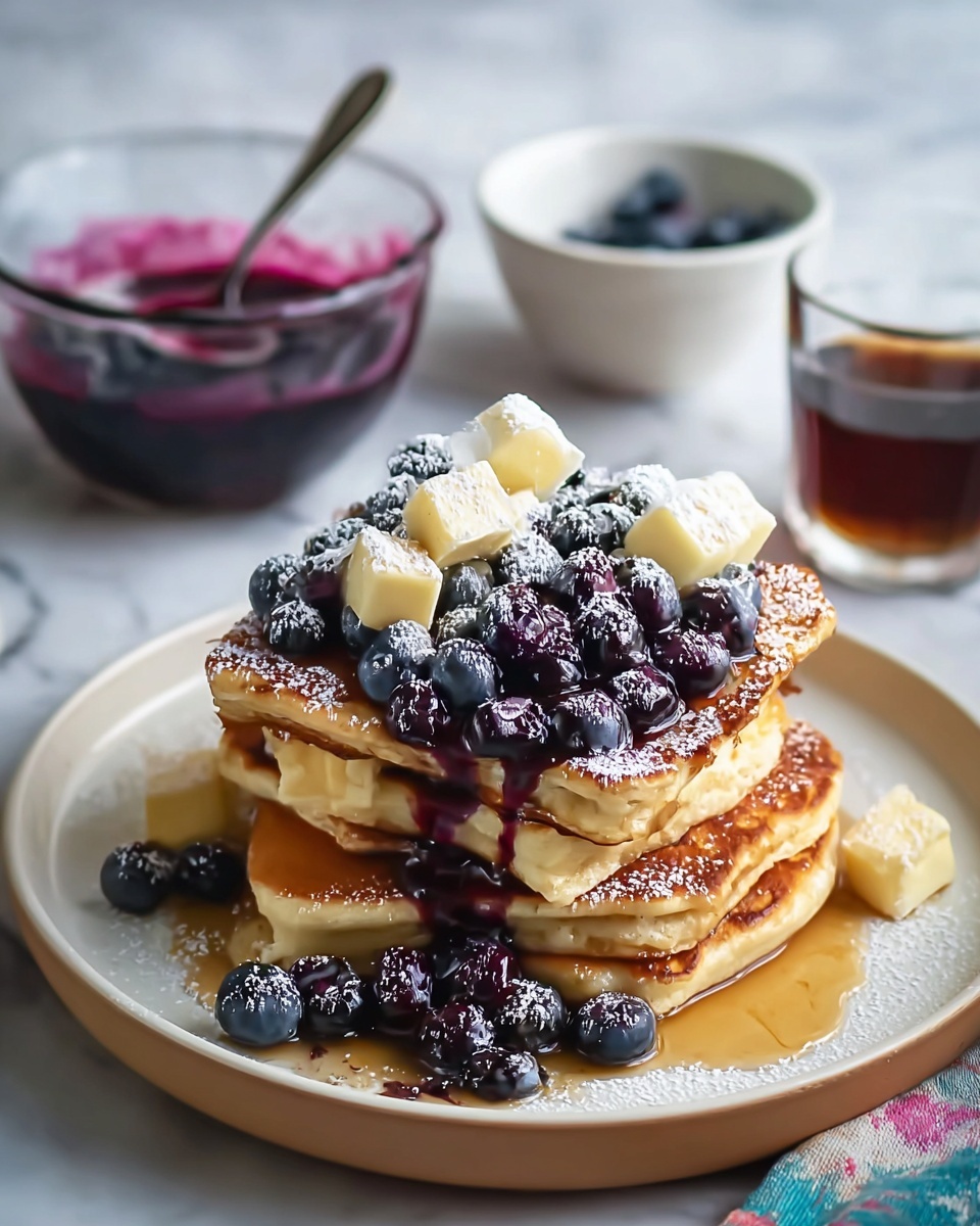 Overnight Blueberry Cream Cheese French Toast Casserole Recipe - Recipe Image
