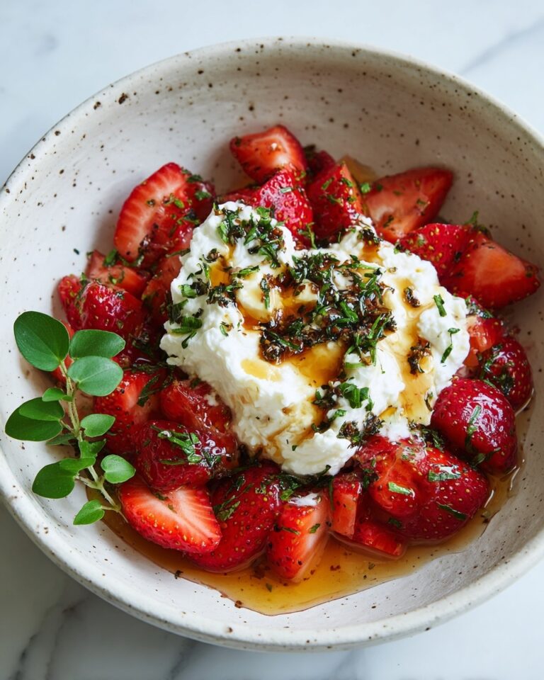 Whipped Feta with Roasted Strawberries Recipe