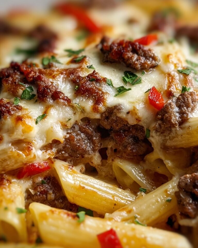 Philly Cheesesteak Pasta Recipe