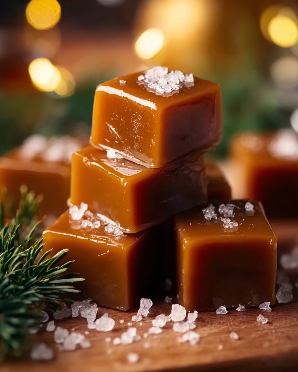 Homemade Christmas Caramels Recipe - Recipe Image