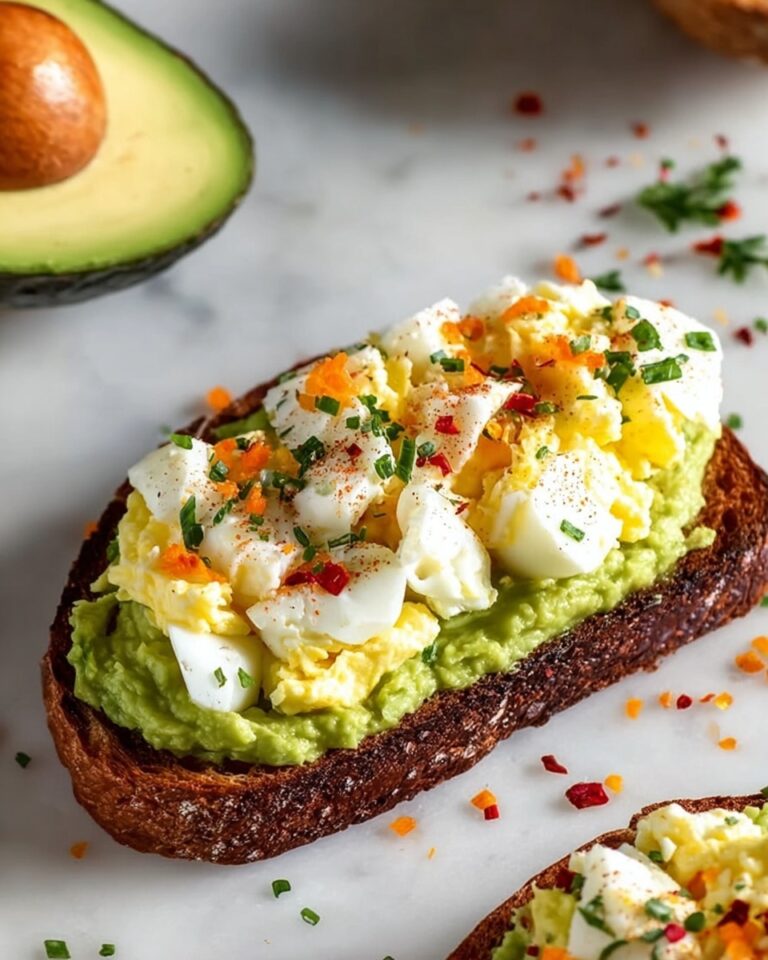 Grated Egg & Avocado Toast Recipe