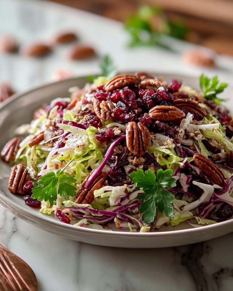 Cranberry Pecan Slaw Recipe