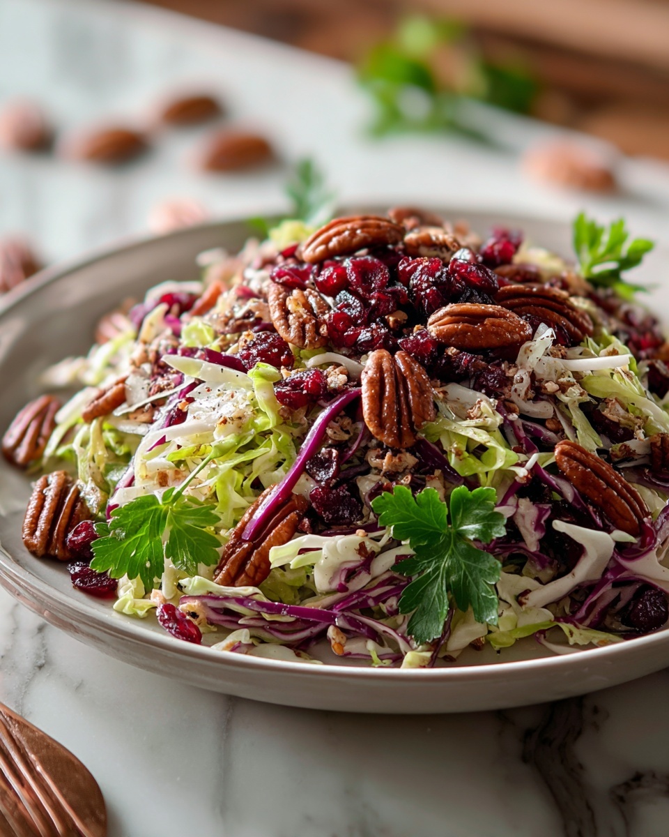 Cranberry Pecan Slaw Recipe - Recipe Image