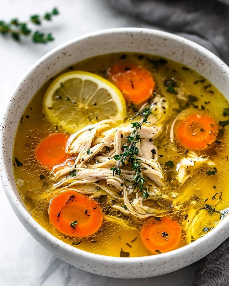 Lemon Chicken Soup: A Refreshing Recipe for Comfort and Wellness Recipe