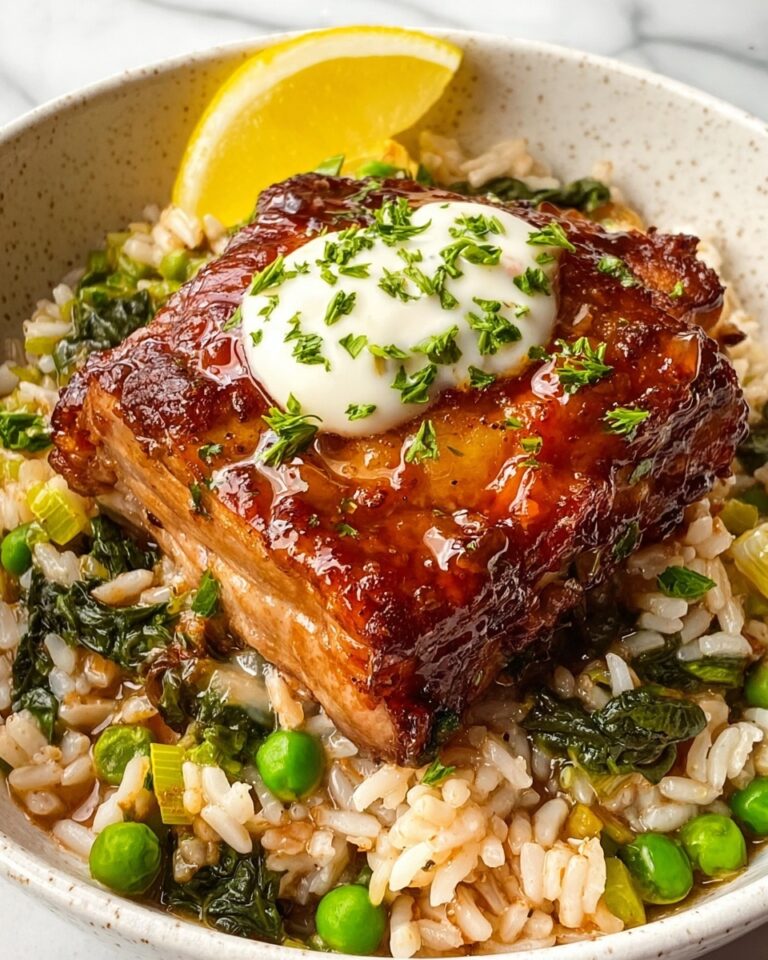 Air Fryer Greek Lemon Chicken and Rice Bake Recipe