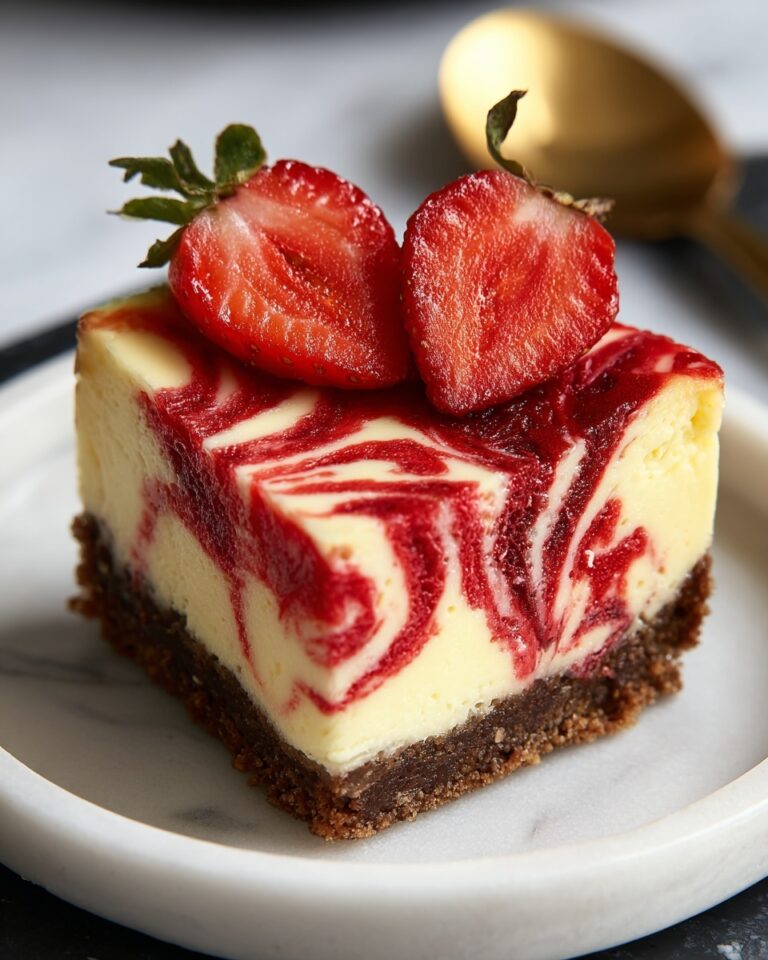 Strawberry Swirl Cheesecake Recipe