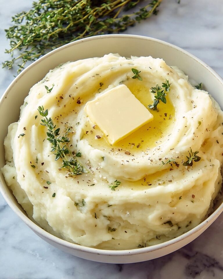 Crockpot Mashed Potatoes with Fresh Herbs and Creamy Butter Recipe