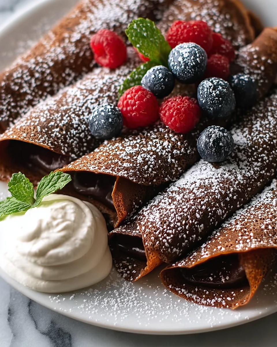 Best Chocolate Crepes Recipe - Recipe Image