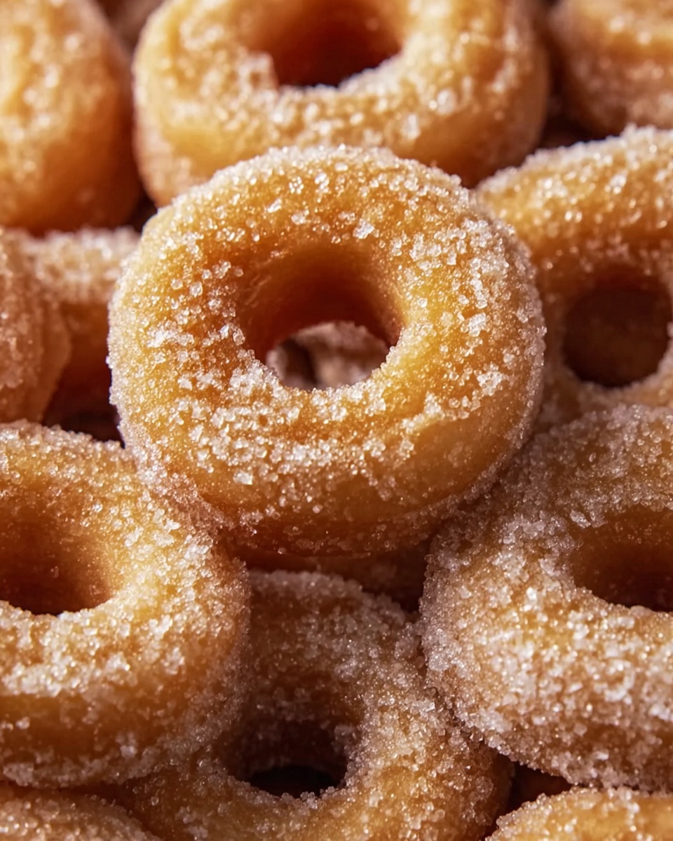 Mini Doughnut Hot Buttered Cheerios Recipe - Recipe Image