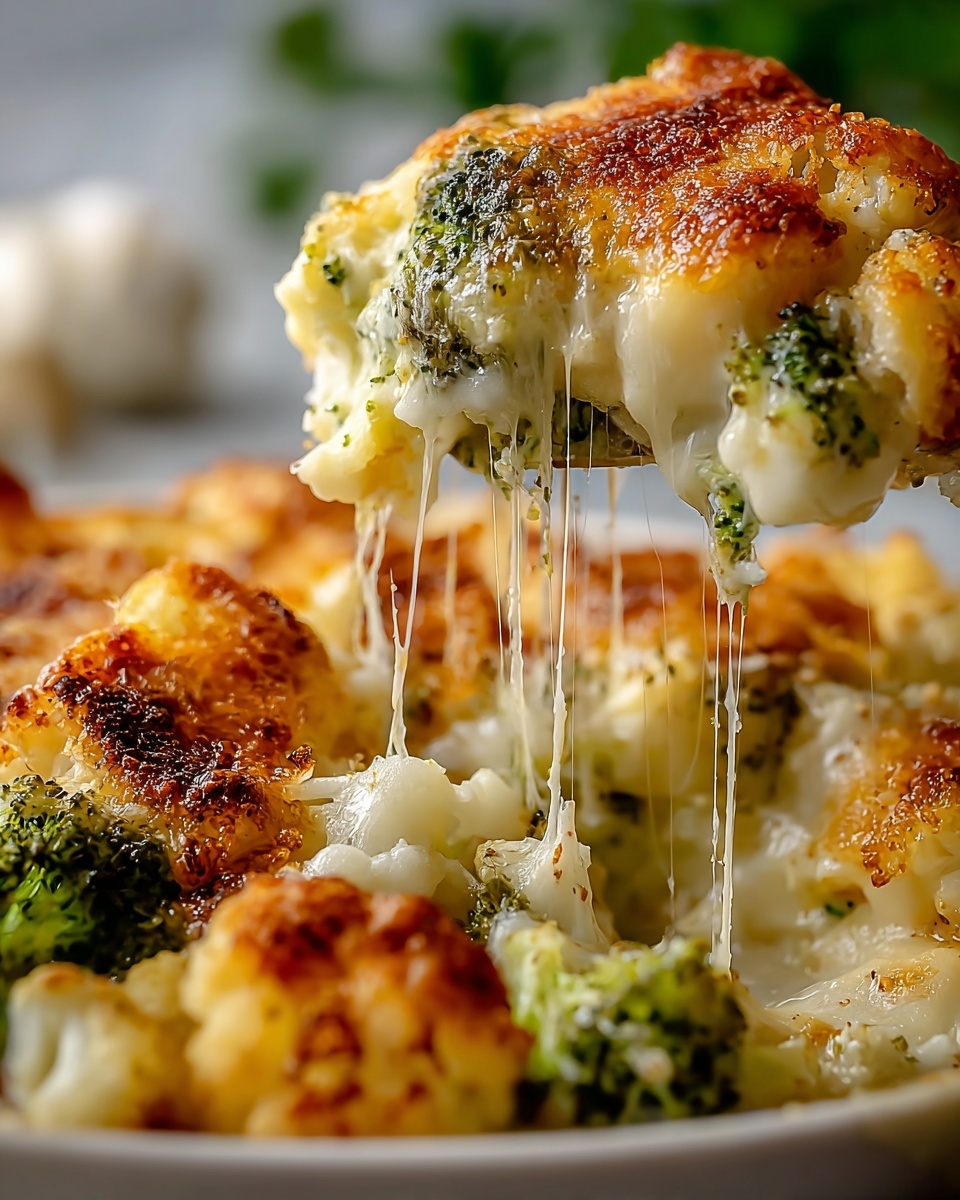 Chicken Broccoli Alfredo Bake with a Crispy Breadcrumb Topping Recipe - Recipe Image