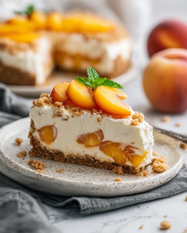 Peach Cobbler Cheesecake Recipe