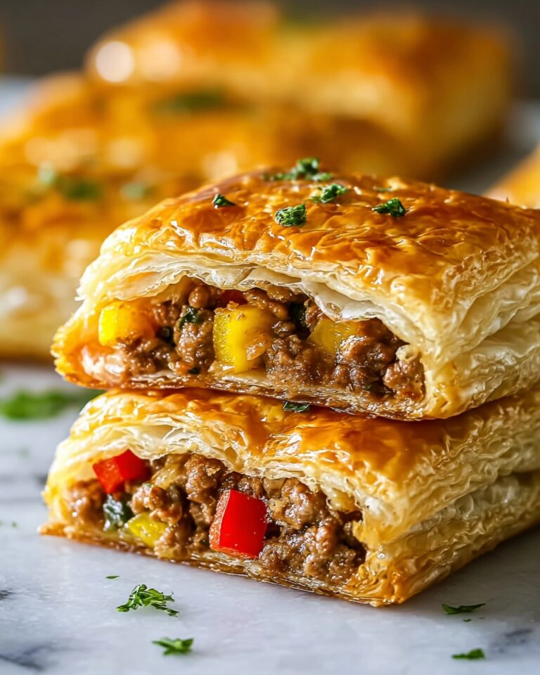 Breakfast Stuffed Puff Pastry Bars Recipe