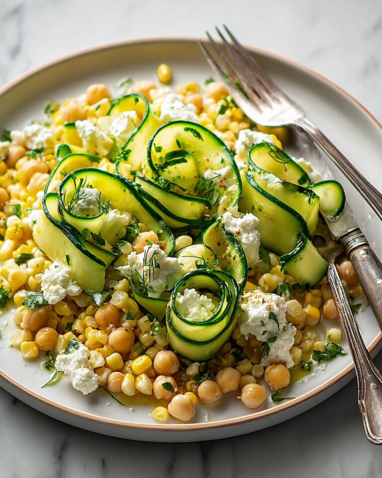 Ribboned Courgette Salad Recipe