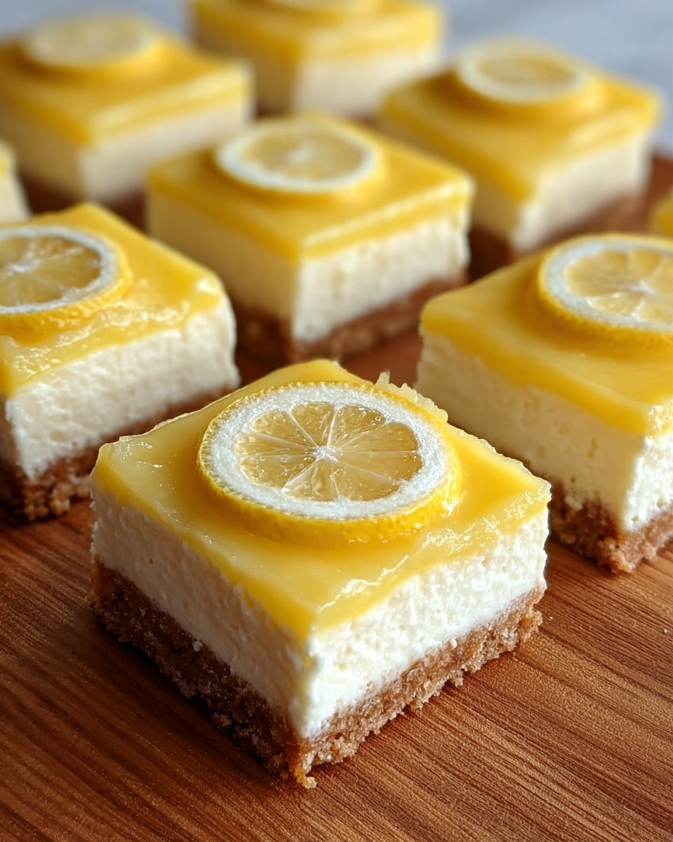 Lemon Cheesecake Bars Recipe - Recipe Image