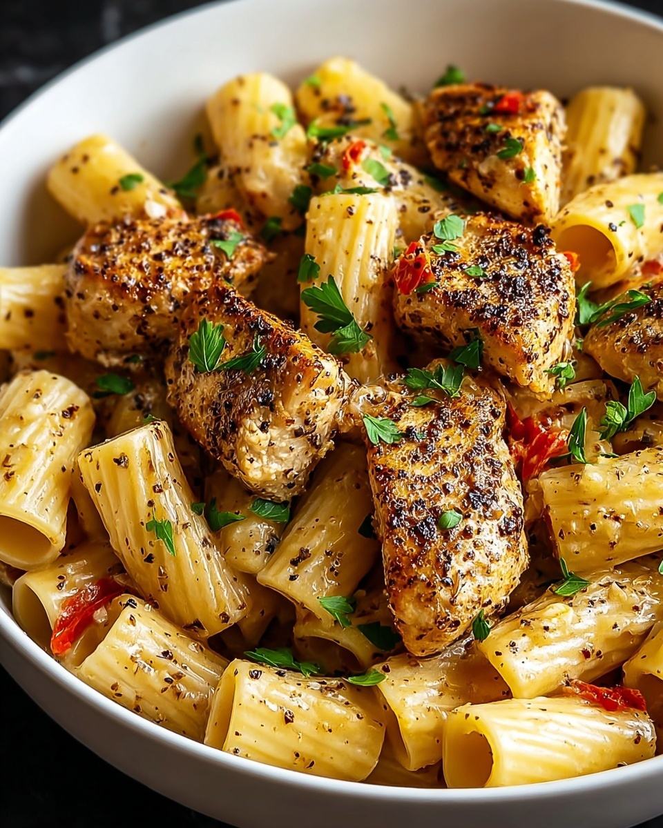 Honey Pepper Chicken Panini Pasta Recipe - Recipe Image