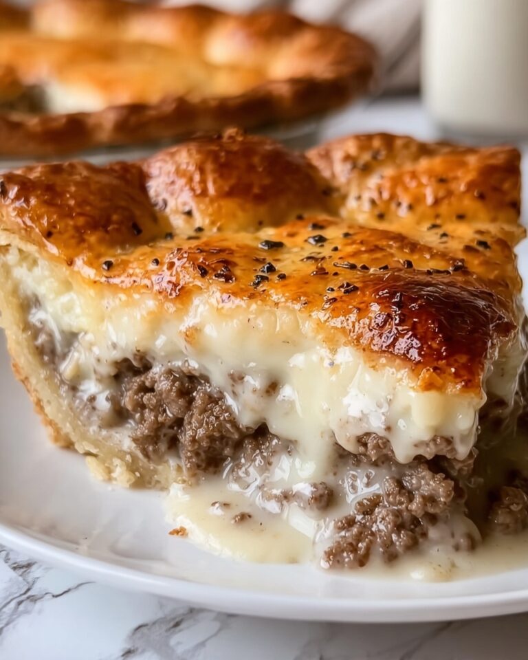 Sausage Gravy and Biscuit Pie Recipe