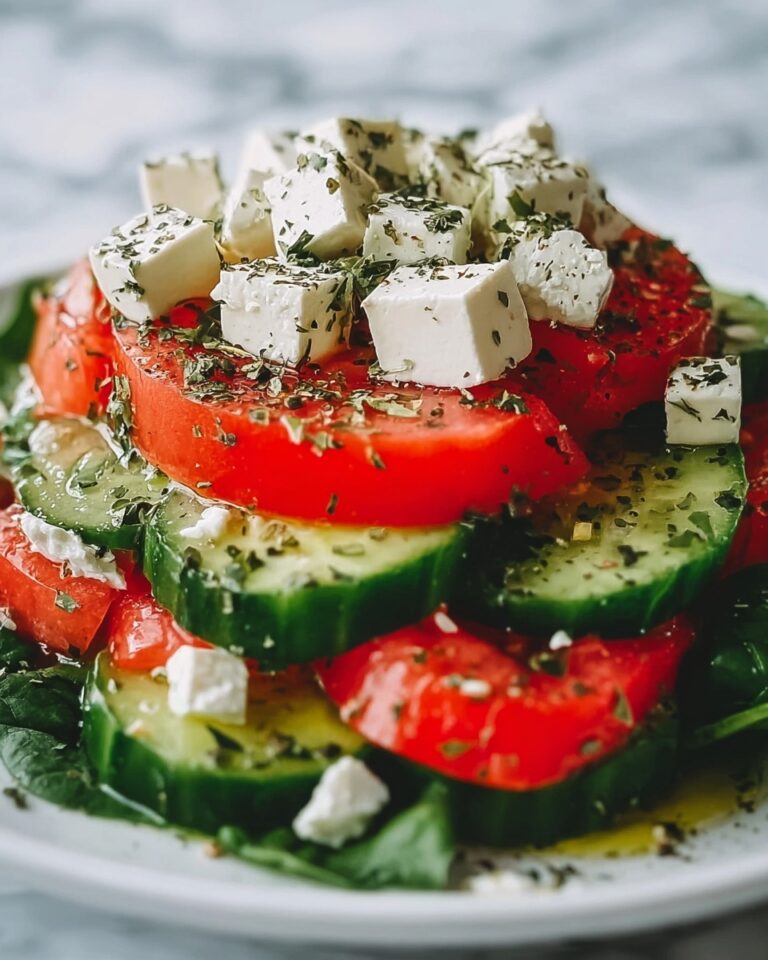 Watermelon Cucumber Feta Salad Recipe