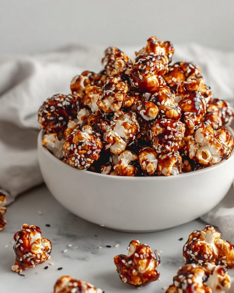 Gochujang Caramel Popcorn with Sesame Seeds Recipe