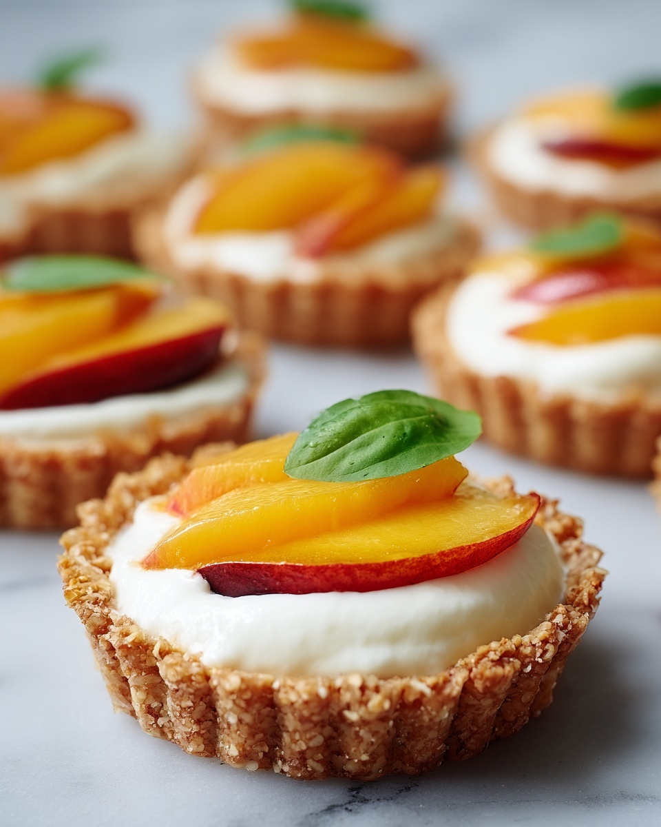 Mini Peach and Cream Cheese Tarts Recipe - Recipe Image